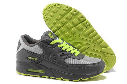 Nike Air Max 90 Womenss Shoes New Grey Green Italy